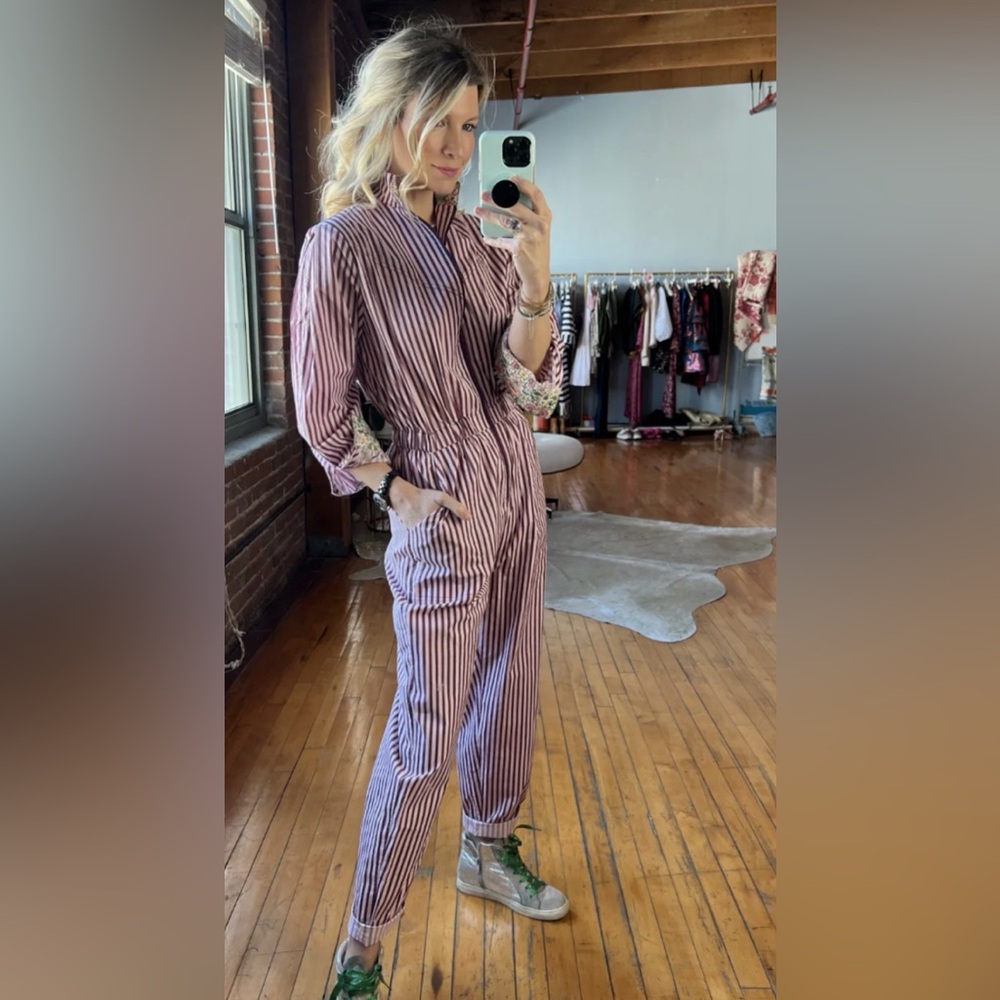 BURU Striped Jumpsuit